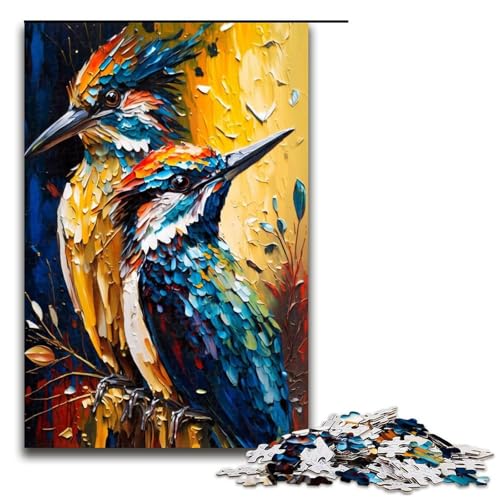 Puzzle für Erwachsene 1000 Teile farbiges Vogel Duo Puzzle für Erwachsene Holzspiele für die ganze Familie Weihnachts und Geburtstagsgeschenke 75 x 50 cm Puzzle für Erwachsene 1000 Teile farbiges Vogel Duo Puzzle für Erwachsene Holzspiele für die ganze Familie Weihnachts und Geburtstagsgeschenke 75 x 50 cm von QSYFNBZL