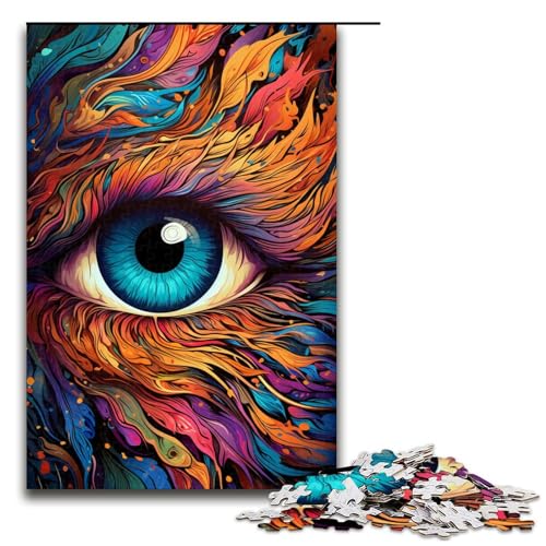 Puzzle für Erwachsene 1000 Teile feuerfarbene Phönixaugen Geburtstagsgeschenk für Teenager ab 14 Jahren 75 x 50 cm Puzzle für Erwachsene 1000 Teile feuerfarbene Phönixaugen Geburtstagsgeschenk für Teenager ab 14 Jahren 75 x 50 cm von QSYFNBZL