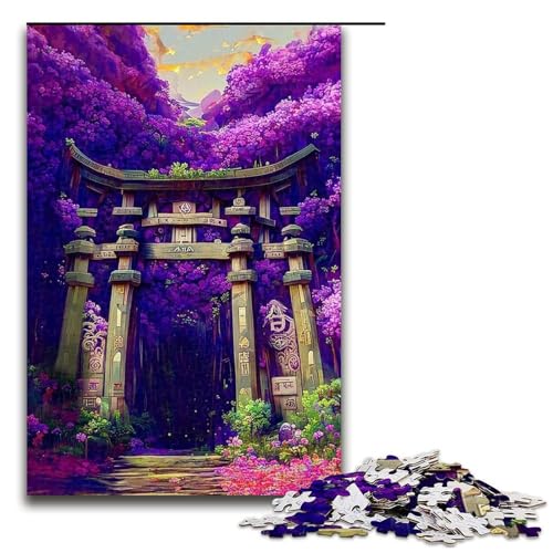 Puzzle für Erwachsene 1000 Teile im japanischen Stil Geburtstagsgeschenk für Teenager ab 14 Jahren 75 x 50 cm Puzzle für Erwachsene 1000 Teile im japanischen Stil Geburtstagsgeschenk für Teenager ab 14 Jahren 75 x 50 cm von QSYFNBZL