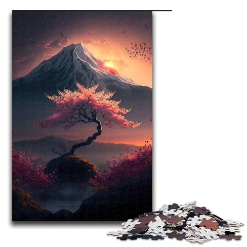 Puzzle für Erwachsene 1000 Teile japanische Kirschblüten Puzzle für Erwachsene Holzspiele für die ganze Familie Weihnachts und Geburtstagsgeschenke 75 x 50 cm Puzzle für Erwachsene 1000 Teile japanische Kirschblüten Puzzle für Erwachsene Holzspiele für die ganze Familie Weihnachts und Geburtstagsgeschenke 75 x 50 cm von QSYFNBZL