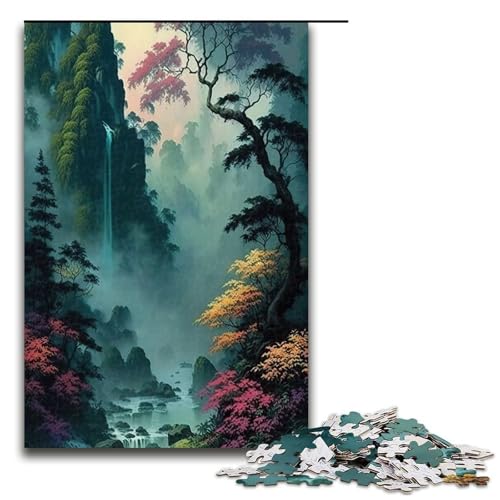 Puzzle für Erwachsene 1000 Teile japanische Landschaft Geburtstagsgeschenk für Teenager ab 14 Jahren 75 x 50 cm Puzzle für Erwachsene 1000 Teile japanische Landschaft Geburtstagsgeschenk für Teenager ab 14 Jahren 75 x 50 cm von QSYFNBZL