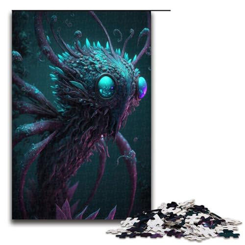 Puzzle für Erwachsene 1000 Teile kleines Monster Puzzle Spielspielzeug lustig 75 x 50 cm Puzzle für Erwachsene 1000 Teile kleines Monster Puzzle Spielspielzeug lustig 75 x 50 cm von QSYFNBZL