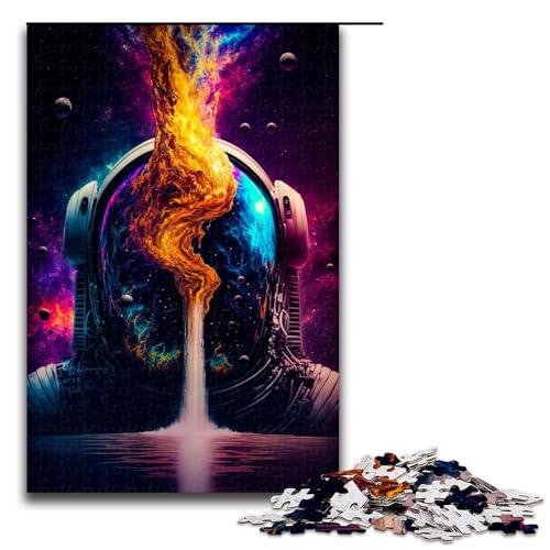 Puzzle für Erwachsene 1000 Teile kosmischer Astronaut lustiges Familienpuzzle tolles Geschenk für Teenager ab 14 Jahren 75 x 50 cm Puzzle für Erwachsene 1000 Teile kosmischer Astronaut lustiges Familienpuzzle tolles Geschenk für Teenager ab 14 Jahren 75 x 50 cm von QSYFNBZL