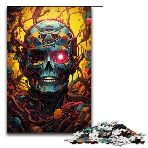 Puzzle für Erwachsene 1000 Teile mechanisches Skelett Puzzle Lernspiele für Zuhause DIY Spielzeug tolles Geschenk für Spiele 75 x 50 cm Puzzle für Erwachsene 1000 Teile mechanisches Skelett Puzzle Lernspiele für Zuhause DIY Spielzeug tolles Geschenk für Spiele 75 x 50 cm von QSYFNBZL