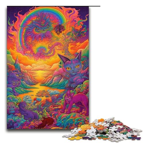Puzzle für Erwachsene 1000 Teile psychedelische Bunte Monster Geburtstagsgeschenk Geschenke für und Teenager ab 14 Jahren 1000 Teile Puzzle für Erwachsene 1000 Teile psychedelische Bunte Monster Geburtstagsgeschenk Geschenke für und Teenager ab 14 Jahren 1000 Teile von QSYFNBZL