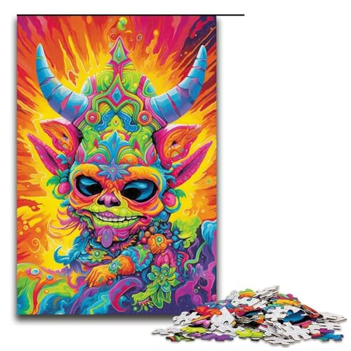 Puzzle für Erwachsene 1000 Teile psychedelische Bunte Monster Heimdekoration Puzzle Spielzeug Geschenk für die ganze Familie 1000 Teile Puzzle für Erwachsene 1000 Teile psychedelische Bunte Monster Heimdekoration Puzzle Spielzeug Geschenk für die ganze Familie 1000 Teile von QSYFNBZL