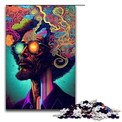 Puzzle für Erwachsene 1000 Teile psychedelisches Denkspiel Familienspaß Puzzle tolles Geschenk für Teenager ab 14 Jahren 75 x 50 cm Puzzle für Erwachsene 1000 Teile psychedelisches Denkspiel Familienspaß Puzzle tolles Geschenk für Teenager ab 14 Jahren 75 x 50 cm von QSYFNBZL