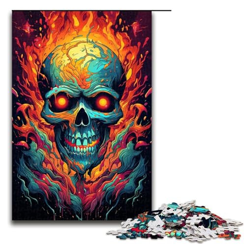 Puzzle für Erwachsene 1000 Teile psychedelisches Farbmonster Holzpuzzle Lernspielzeug Familienspiele 75 x 50 cm Puzzle für Erwachsene 1000 Teile psychedelisches Farbmonster Holzpuzzle Lernspielzeug Familienspiele 75 x 50 cm von QSYFNBZL