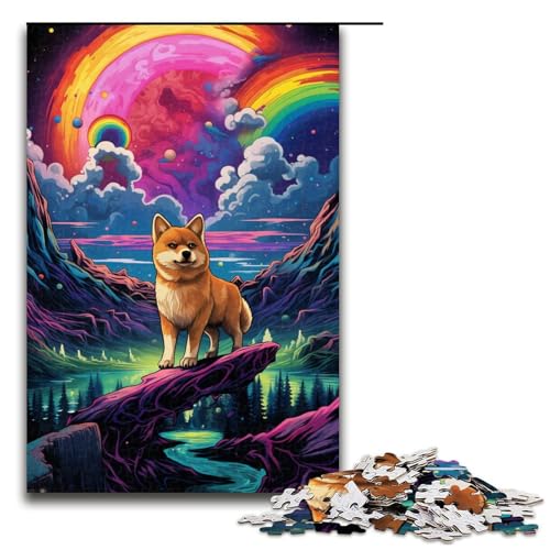 Puzzle für Erwachsene 1000 Teile süßes Shiba Inu Holzpuzzle Lernspielzeug Familienspiele 75 x 50 cm Puzzle für Erwachsene 1000 Teile süßes Shiba Inu Holzpuzzle Lernspielzeug Familienspiele 75 x 50 cm von QSYFNBZL