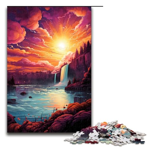 Puzzle für Erwachsene 1000 Teile weltberühmte Landschaftspuzzles Spielspielzeug lustig 75 x 50 cm Puzzle für Erwachsene 1000 Teile weltberühmte Landschaftspuzzles Spielspielzeug lustig 75 x 50 cm von QSYFNBZL