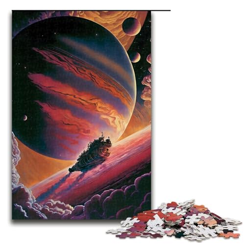 Puzzle für Erwachsene 1000 Teile wunderschöne Weltraumlandschaft Puzzle für Erwachsene Holzspiele für die ganze Familie Weihnachts und Geburtstagsgeschenke 75 x 50 cm Puzzle für Erwachsene 1000 Teile wunderschöne Weltraumlandschaft Puzzle für Erwachsene Holzspiele für die ganze Familie Weihnachts und Geburtstagsgeschenke 75 x 50 cm von QSYFNBZL