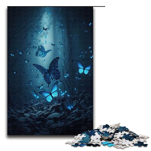 Puzzle für Erwachsene 1000 teiliges Schmetterlingspuzzle für Erwachsene Holzspiele für die ganze Familie Weihnachts und Geburtstagsgeschenke 75 x 50 cm Puzzle für Erwachsene 1000 teiliges Schmetterlingspuzzle für Erwachsene Holzspiele für die ganze Familie Weihnachts und Geburtstagsgeschenke 75 x 50 cm von QSYFNBZL