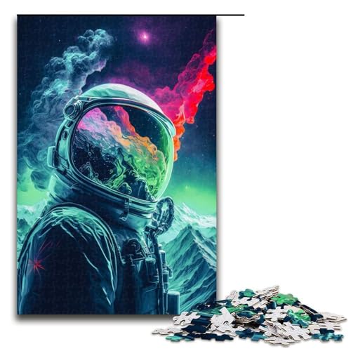 Puzzle für Erwachsene Astronaut in den Bergen 1000 Teile tolles Geschenk geeignet für Teenager ab 14 Jahren 75 x 50 cm Puzzle für Erwachsene Astronaut in den Bergen 1000 Teile tolles Geschenk geeignet für Teenager ab 14 Jahren 75 x 50 cm von QSYFNBZL