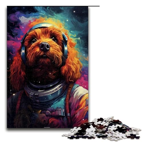 Puzzle für Erwachsene Astronautenpudel von SplattersLots Dickes farbenfrohes 1000 Teile Puzzle tolles Geschenk geeignet für Teenager ab 14 Jahren 75 x 50 cm Puzzle für Erwachsene Astronautenpudel von SplattersLots Dickes farbenfrohes 1000 Teile Puzzle tolles Geschenk geeignet für Teenager ab 14 Jahren 75 x 50 cm von QSYFNBZL
