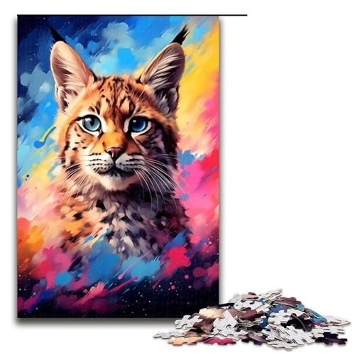 Puzzle für Erwachsene Baby Luchs ist von vielen Spritzern umgeben 1000 Teile tolles Geschenk geeignet für Kinder und Jugendliche ab 14 Jahren 75 x 50 cm Puzzle für Erwachsene Baby Luchs ist von vielen Spritzern umgeben 1000 Teile tolles Geschenk geeignet für Kinder und Jugendliche ab 14 Jahren 75 x 50 cm von QSYFNBZL