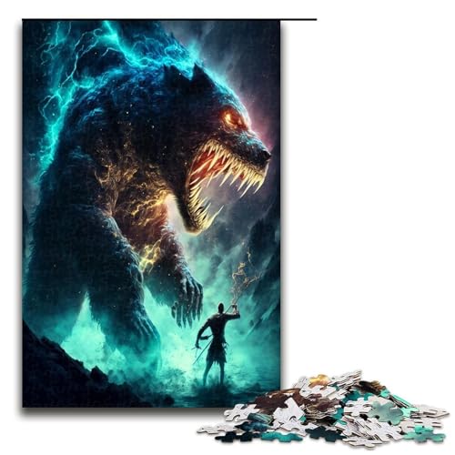 Puzzle für Erwachsene Das Monster 1000 Teile tolles Geschenk geeignet für und Teenager ab 14 Jahren 75 x 50 cm Puzzle für Erwachsene Das Monster 1000 Teile tolles Geschenk geeignet für und Teenager ab 14 Jahren 75 x 50 cm von QSYFNBZL