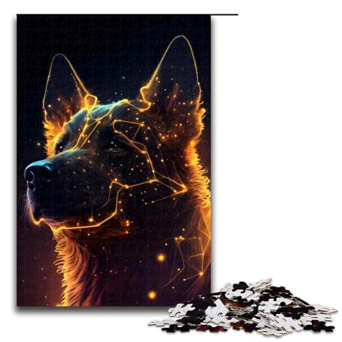 Puzzle für Erwachsene Hund 1000 Teile tolles Geschenk geeignet für und Teenager ab 14 Jahren 1000 Teile Puzzle für Erwachsene Hund 1000 Teile tolles Geschenk geeignet für und Teenager ab 14 Jahren 1000 Teile von QSYFNBZL