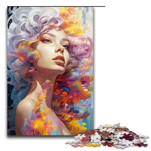 Puzzle für Erwachsene Malen Farbe Mädchen 1000 Teile tolles Geschenk geeignet für und Teenager ab 14 Jahren 75 x 50 cm Puzzle für Erwachsene Malen Farbe Mädchen 1000 Teile tolles Geschenk geeignet für und Teenager ab 14 Jahren 75 x 50 cm von QSYFNBZL