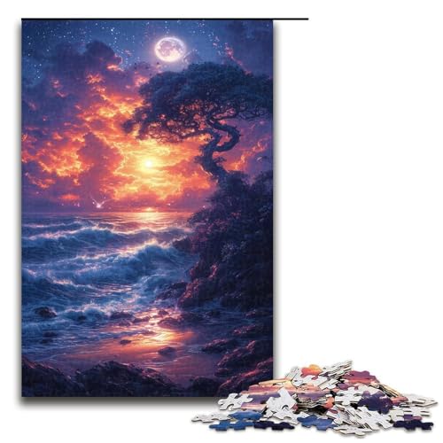 Puzzle für Erwachsene Meer unter Sonnenuntergang 1000 Teile tolles Geschenk geeignet für und Teenager ab 14 Jahren 1000 Teile Puzzle für Erwachsene Meer unter Sonnenuntergang 1000 Teile tolles Geschenk geeignet für und Teenager ab 14 Jahren 1000 Teile von QSYFNBZL