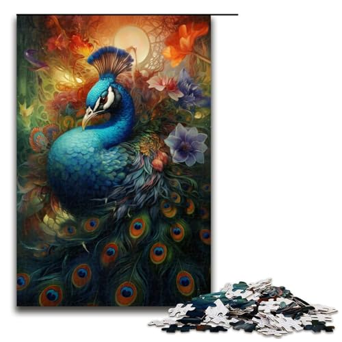 Puzzle für Erwachsene Pfauenmalerei 1000 Teile tolles Geschenk geeignet für und Teenager ab 14 Jahren 1000 Teile Puzzle für Erwachsene Pfauenmalerei 1000 Teile tolles Geschenk geeignet für und Teenager ab 14 Jahren 1000 Teile von QSYFNBZL