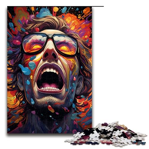 Puzzle für Erwachsene farbenfrohe psychedelische Mutanten 1000 Teile tolles Geschenk geeignet für Teenager ab 14 Jahren 75 x 50 cm Puzzle für Erwachsene farbenfrohe psychedelische Mutanten 1000 Teile tolles Geschenk geeignet für Teenager ab 14 Jahren 75 x 50 cm von QSYFNBZL