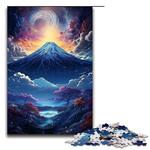 Puzzle für Erwachsene farbenfroher Berg Fuji 1000 Teile tolles Geschenk geeignet für Teenager ab 14 Jahren 75 x 50 cm Puzzle für Erwachsene farbenfroher Berg Fuji 1000 Teile tolles Geschenk geeignet für Teenager ab 14 Jahren 75 x 50 cm von QSYFNBZL