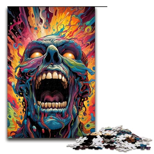 Puzzle für Erwachsene farbenfroher Psychedelischer Mann 1000 Teile tolles Geschenk geeignet für Teenager ab 14 Jahren 75 x 50 cm Puzzle für Erwachsene farbenfroher Psychedelischer Mann 1000 Teile tolles Geschenk geeignet für Teenager ab 14 Jahren 75 x 50 cm von QSYFNBZL