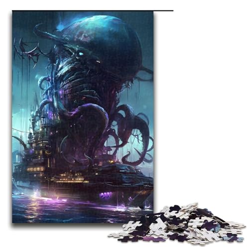 Puzzle für Erwachsene mit 1000 Teilen Alien Monster Puzzle Wanddekoration Stressabbau 75 x 50 cm Puzzle für Erwachsene mit 1000 Teilen Alien Monster Puzzle Wanddekoration Stressabbau 75 x 50 cm von QSYFNBZL