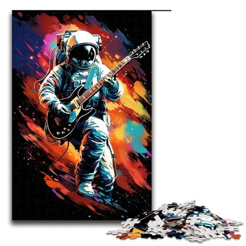 Puzzle für Erwachsene mit 1000 Teilen Astronaut spielt Gitarre zum Entspannen geistiges Lernspielzeug Geschenkideen 75 x 50 cm Puzzle für Erwachsene mit 1000 Teilen Astronaut spielt Gitarre zum Entspannen geistiges Lernspielzeug Geschenkideen 75 x 50 cm von QSYFNBZL
