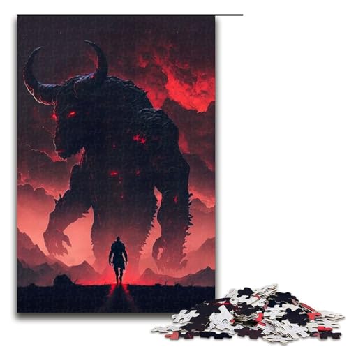 Puzzle für Erwachsene mit 1000 Teilen Der Minotaurus Wanddekoration Stressabbau 75 x 50 cm Puzzle für Erwachsene mit 1000 Teilen Der Minotaurus Wanddekoration Stressabbau 75 x 50 cm von QSYFNBZL