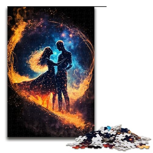 Puzzle für Erwachsene mit 1000 Teilen EIN Tanz im Weltraum Wanddekoration Stressabbau 75 x 50 cm Puzzle für Erwachsene mit 1000 Teilen EIN Tanz im Weltraum Wanddekoration Stressabbau 75 x 50 cm von QSYFNBZL