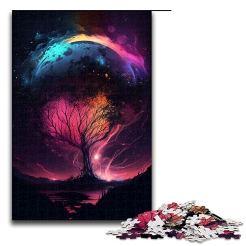 Puzzle für Erwachsene mit 1000 Teilen Fantasielandschaften Hands on Spiel 75 x 50 cm von QSYFNBZL