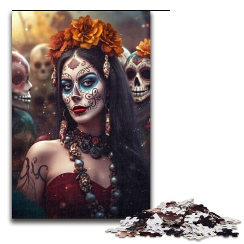 Puzzle für Erwachsene mit 1000 Teilen Festliches Gedenkpuzzle Spiel zum Anfassen 75 x 50 cm von QSYFNBZL