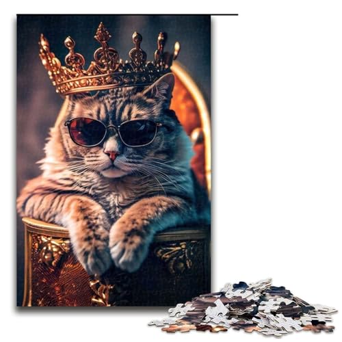 Puzzle für Erwachsene mit 1000 Teilen Katzen Puzzle Wanddekoration Stressabbau 75 x 50 cm Puzzle für Erwachsene mit 1000 Teilen Katzen Puzzle Wanddekoration Stressabbau 75 x 50 cm von QSYFNBZL
