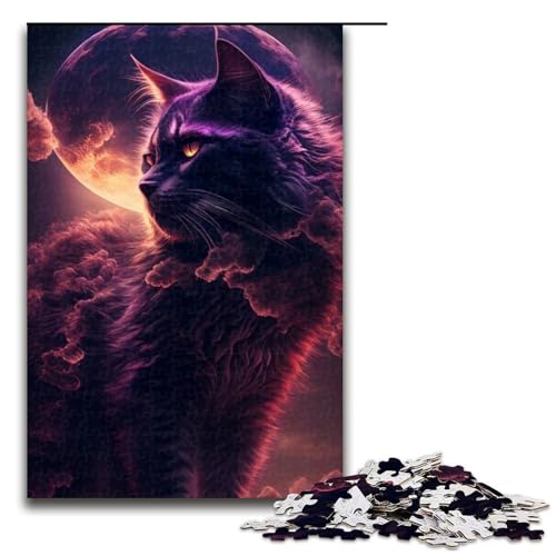 Puzzle für Erwachsene mit 1000 Teilen Katzen Puzzle praktisches Spiel 75 x 50 cm Puzzle für Erwachsene mit 1000 Teilen Katzen Puzzle praktisches Spiel 75 x 50 cm von QSYFNBZL