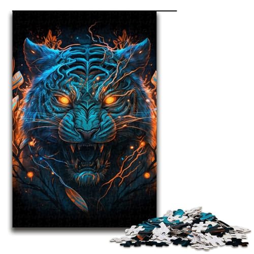 Puzzle für Erwachsene mit 1000 Teilen Mutant Tiger Monster Kunstwerk Geburtstagsgeschenk Wandkunst 75 x 50 cm Puzzle für Erwachsene mit 1000 Teilen Mutant Tiger Monster Kunstwerk Geburtstagsgeschenk Wandkunst 75 x 50 cm von QSYFNBZL
