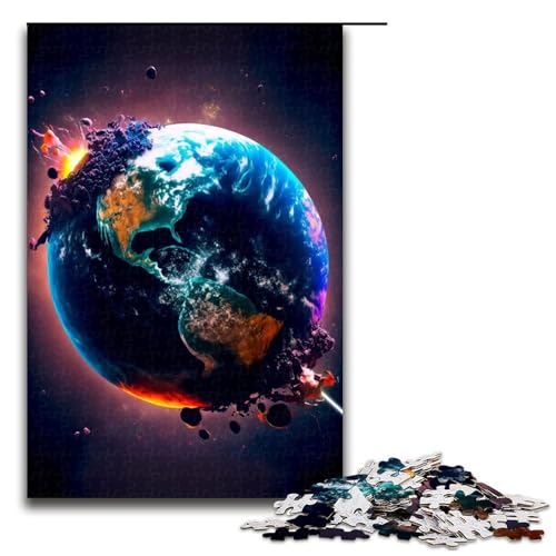 Puzzle für Erwachsene mit 1000 Teilen Weltuntergangspuzzle Wanddekoration Stressabbau 75 x 50 cm Puzzle für Erwachsene mit 1000 Teilen Weltuntergangspuzzle Wanddekoration Stressabbau 75 x 50 cm von QSYFNBZL
