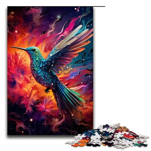 Puzzle für Erwachsene mit 1000 Teilen buntes Kolibri Puzzle praktisches Spiel 75 x 50 cm Puzzle für Erwachsene mit 1000 Teilen buntes Kolibri Puzzle praktisches Spiel 75 x 50 cm von QSYFNBZL