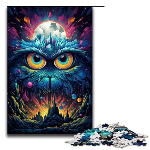 Puzzle für Erwachsene mit 1000 Teilen buntes psychedelisches Galaxie Monster Puzzle Wanddekoration Stressabbau 75 x 50 cm Puzzle für Erwachsene mit 1000 Teilen buntes psychedelisches Galaxie Monster Puzzle Wanddekoration Stressabbau 75 x 50 cm von QSYFNBZL