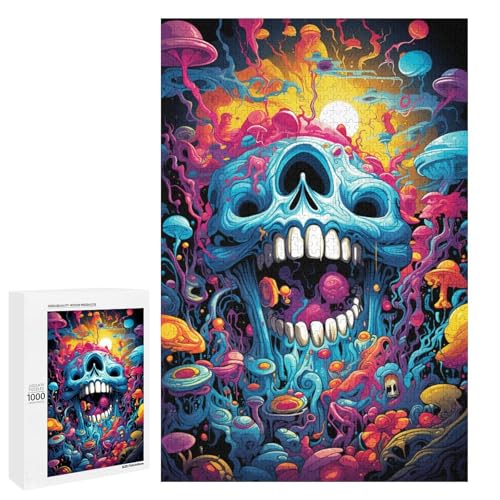Puzzle für Erwachsene mit 1000 Teilen farbenfrohes psychedelisches kosmisches Monster Puzzle praktisches Spiel 75 x 50 cm Puzzle für Erwachsene mit 1000 Teilen farbenfrohes psychedelisches kosmisches Monster Puzzle praktisches Spiel 75 x 50 cm von QSYFNBZL