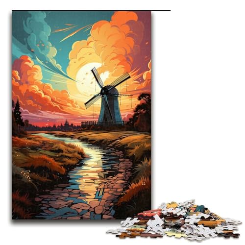 Puzzle für Erwachsene mit 1000 Teilen wunderschöne Fantasielandschaft Spiel zum Anfassen 75 x 50 cm Puzzle für Erwachsene mit 1000 Teilen wunderschöne Fantasielandschaft Spiel zum Anfassen 75 x 50 cm von QSYFNBZL