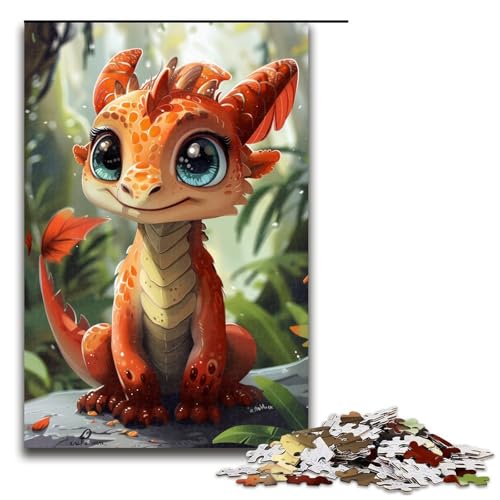 Puzzle für Erwachsene süßes Drachenbaby 1000 Teile tolles Geschenk geeignet für und Teenager ab 14 Jahren 1000 Teile Puzzle für Erwachsene süßes Drachenbaby 1000 Teile tolles Geschenk geeignet für und Teenager ab 14 Jahren 1000 Teile von QSYFNBZL