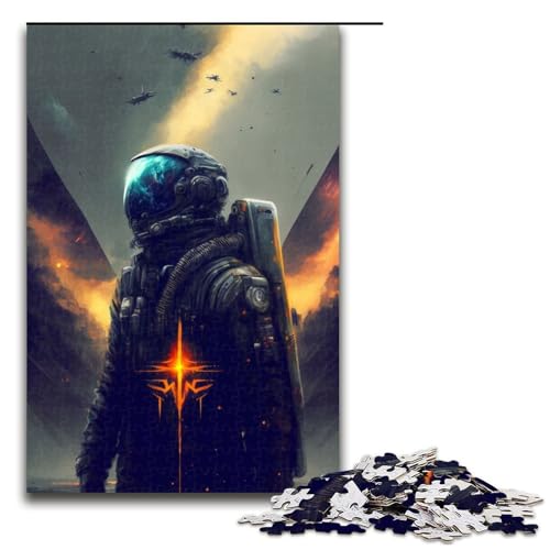 Puzzle mit 1000 Teilen Astronaut im Weltraum für Erwachsene Holzpuzzle Familienspiele 75 x 50 cm Puzzle mit 1000 Teilen Astronaut im Weltraum für Erwachsene Holzpuzzle Familienspiele 75 x 50 cm von QSYFNBZL