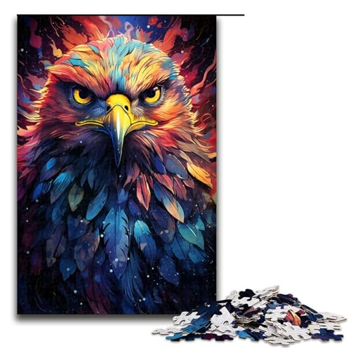 Puzzle mit 1000 Teilen farbenfroher Psychedelischer Galaxienadler für Erwachsene Holzpuzzle Familienspiele 75 x 50 cm Puzzle mit 1000 Teilen farbenfroher Psychedelischer Galaxienadler für Erwachsene Holzpuzzle Familienspiele 75 x 50 cm von QSYFNBZL
