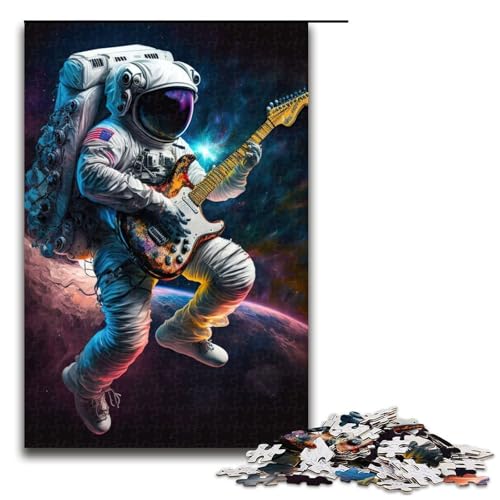 Puzzle mit 1000 Teilen für Erwachsene Astronaut spielt Gitarre praktisches Spiel einzigartige Heimdekoration und Geschenke 75 x 50 cm Puzzle mit 1000 Teilen für Erwachsene Astronaut spielt Gitarre praktisches Spiel einzigartige Heimdekoration und Geschenke 75 x 50 cm von QSYFNBZL