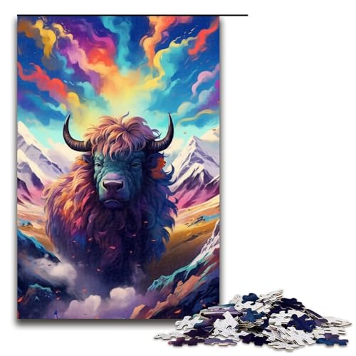 Puzzle mit 1000 Teilen für Erwachsene Yak im Krater ist umgeben praktisches Spiel einzigartige Heimdekoration und Geschenke 1000 Teile Puzzle mit 1000 Teilen für Erwachsene Yak im Krater ist umgeben praktisches Spiel einzigartige Heimdekoration und Geschenke 1000 Teile von QSYFNBZL