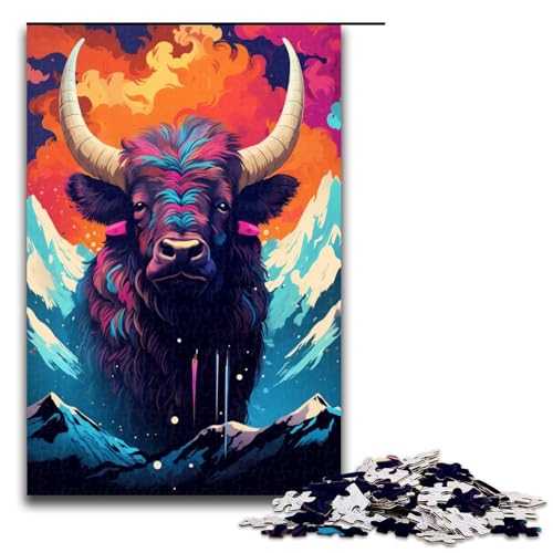 Puzzle mit 1000 Teilen für Erwachsene Yak im Krater ist umgeben praktisches Spiel einzigartige Heimdekoration und Geschenke 1000 Teile Puzzle mit 1000 Teilen für Erwachsene Yak im Krater ist umgeben praktisches Spiel einzigartige Heimdekoration und Geschenke 1000 Teile von QSYFNBZL
