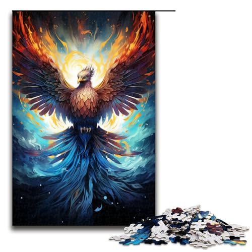 Puzzle mit 1000 Teilen für Erwachsene feuerfarbenes Phönix Puzzle praktisches Spiel einzigartige Heimdekoration und Geschenke 75 x 50 cm Puzzle mit 1000 Teilen für Erwachsene feuerfarbenes Phönix Puzzle praktisches Spiel einzigartige Heimdekoration und Geschenke 75 x 50 cm von QSYFNBZL
