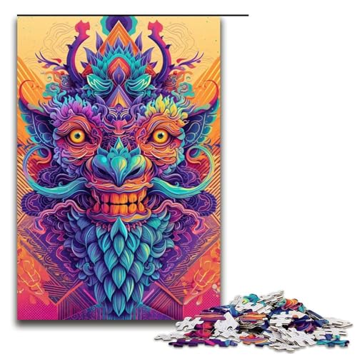 Puzzles für Erwachsene 1000 Teile Drachen Puzzle Lernspiele für Zuhause DIY Spielzeug tolles Geschenk für Spiele 1000 Teile von QSYFNBZL