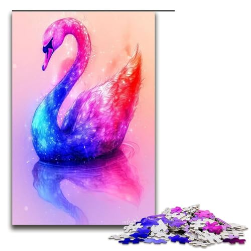 Puzzles für Erwachsene 1000 Teile Fantasy Schwan Puzzle Lernspiele für Zuhause DIY Spielzeug tolles Geschenk für Spiele 1000 Teile von QSYFNBZL